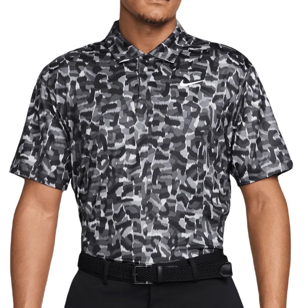 Nike Dri-FIT Tour Men's Golf Polo, Smoke Grey, XXL