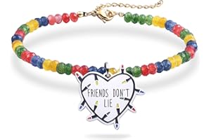 MELIX HOME Friends Don't Lie Merchandise Friendship Natural Stone Bracelet Gifts Halloween Collection Gift
