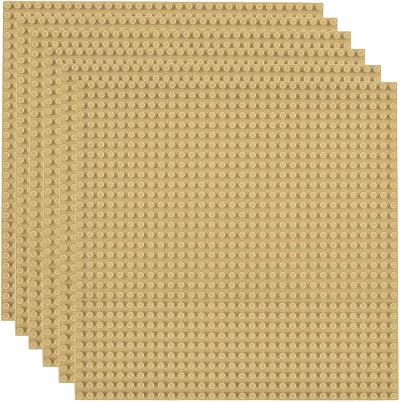 Lekebaby 6 Pack 10x10 Large Building Baseplates Compatible with Major Brands