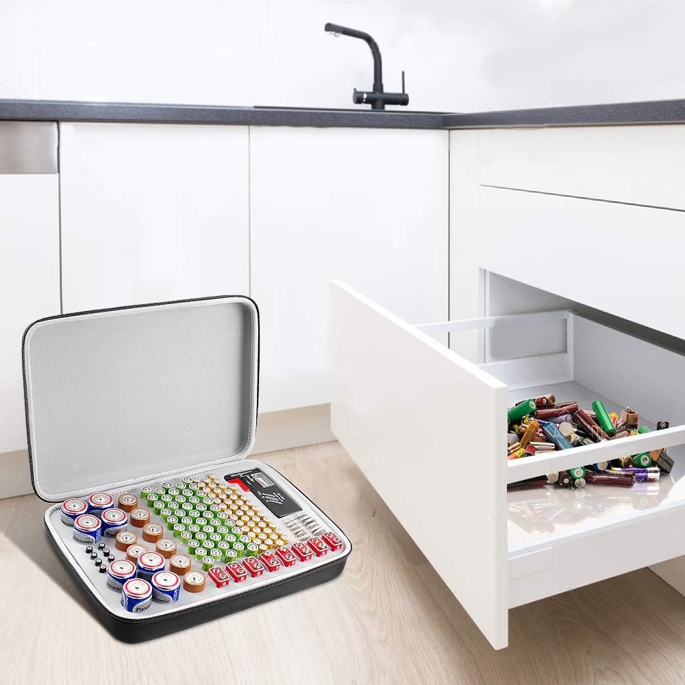 Battery Organiser Storage Box with Battery Tester (BT168) - Image 5