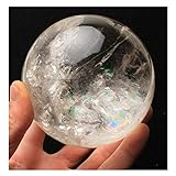 Wixine 1Pcs 35-40mm Rare Clear Natural Rainbow