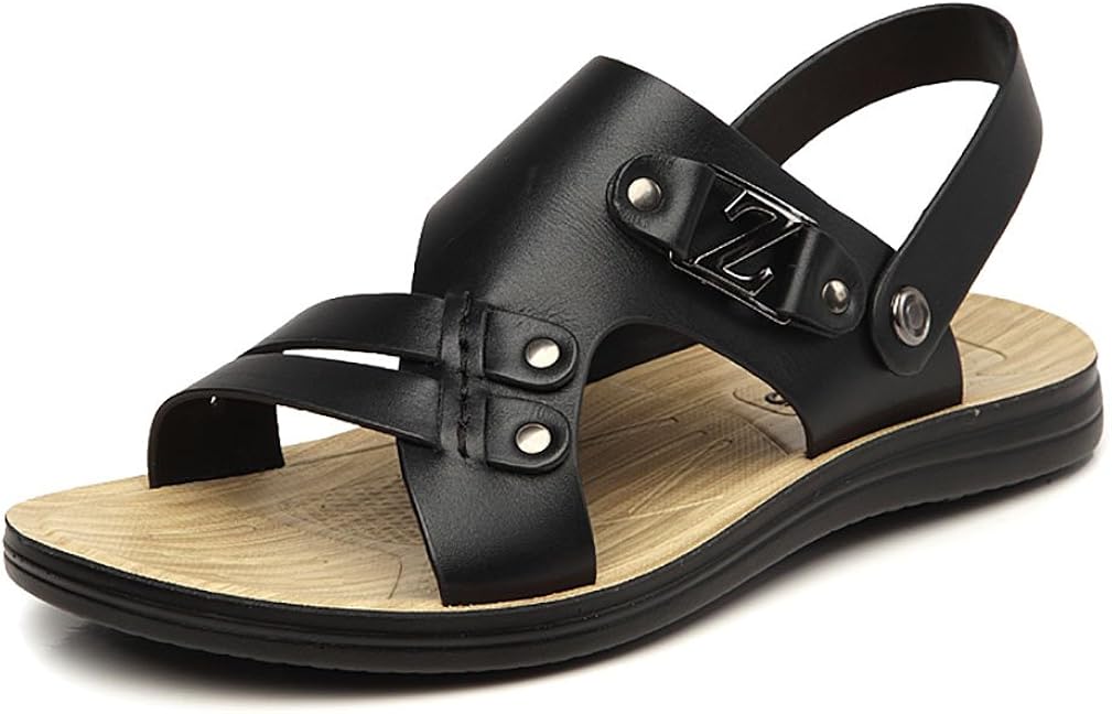 scennek Men's Beach Shoes Hiking Sandals Durable Male