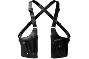 Heritage Shoulder Bag Anti-Theft Hidden Strap Premium Leather Adjustable Underarm Shoulder Bag for Men & Women Satchel