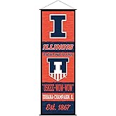 Illinois Fighting Illini Banner and Scroll Sign