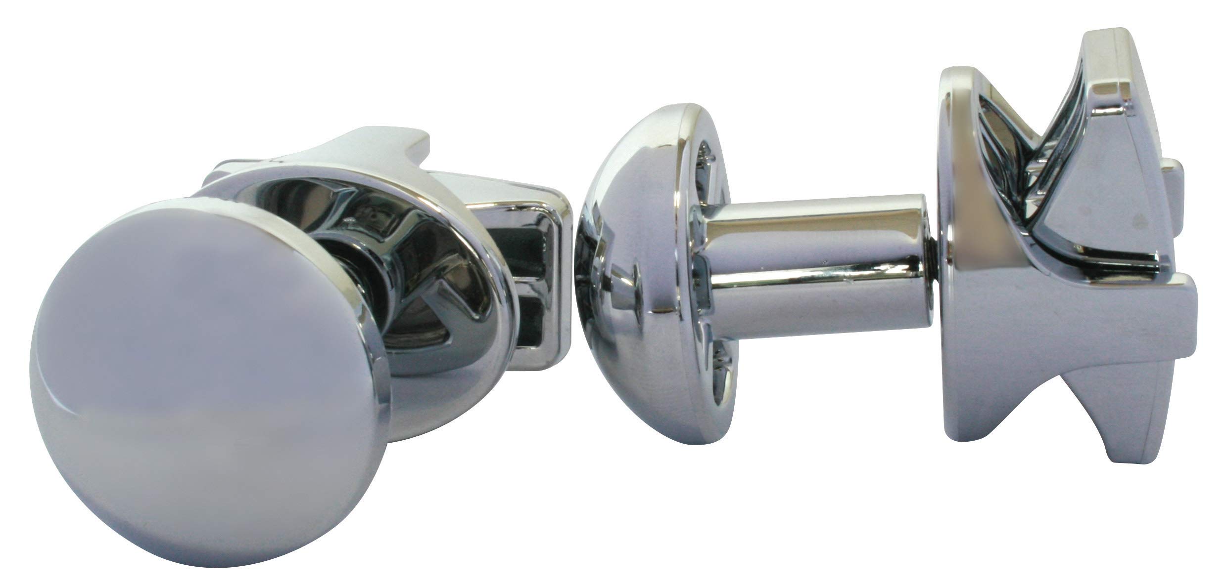 Somatherm B21811B Chrome Hooks with Round Tube Screw Grey