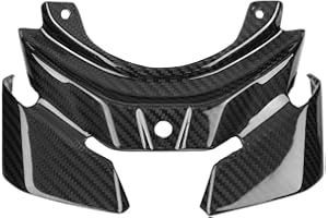 ESTINK Taillight Guard Cover, Carbon Fiber Motorcycle Taillight Cover Rear Taillight Guard Cover Motorcycle Accessories Replacement Fit for MT-10/FZ-10 2016-2018, Black