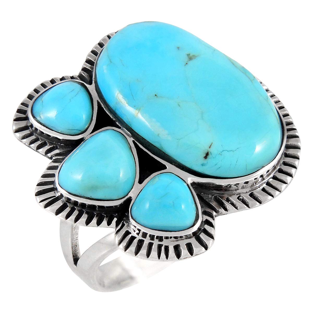 Turquoise Ring Sterling Silver (Choose Style) Amazon.co.uk Jewellery