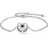 ZPMMPZ Sun Moon Bracelet 925 Sterling Silver Sun and Moon Bracelet Birthstone Gemstone Jewelry Gifts for Women