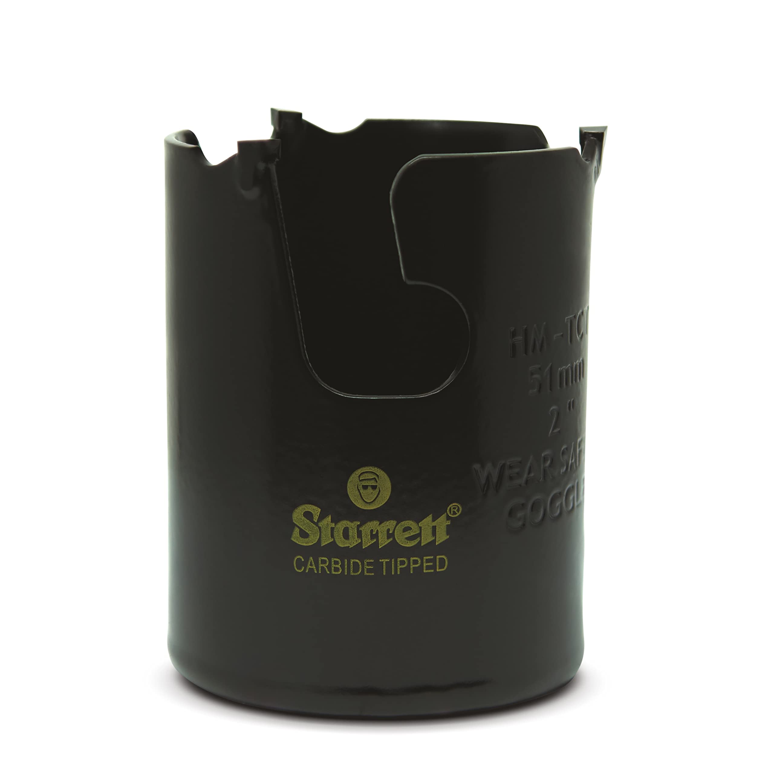 Starrett Tungsten Carbide Tipped Holesaw - MPH0200 Multi Purpose Cut TCT Hole Saw Cutter - For Wood MDF Plastics Ceramic Wall Tiles - 51mm