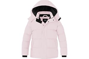 ZSHOW Girl's Winter Coats Waterproof Hooded Puffer Jacket Outerwear Winter Jacket