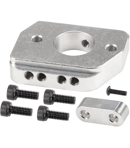 ARRMA Supporto Motore Scorrevole Rosso ARA320664 In Alluminio - Per Veicoli RC, Piastre Motore Compatibili - 3