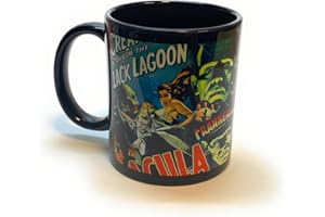 Retro Horror Movies Coffee Mug, 325 ml 11oz, Microwave and Dishwasher Safe