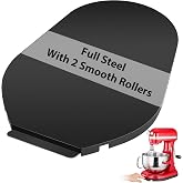 Mixer Sliding Tray for KitchenAid 5-8 Qt Bowl-lift Stand Mixer - Metal Rolling Tray Kitchen Countertop Appliance Slider Storage Moving Caddy with Wheel for Kitchen Aid 5-8 Qt Mixer