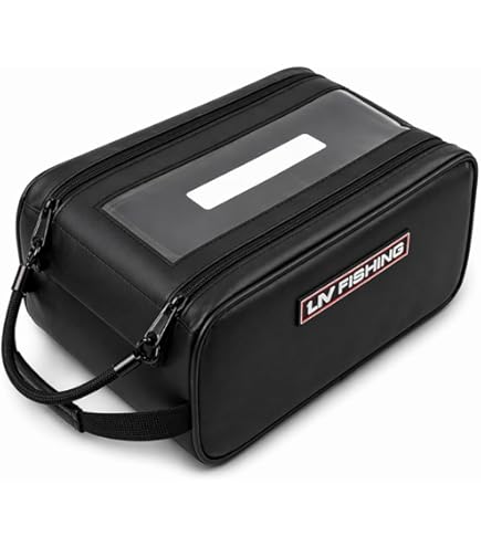 Amazon.com : Reaction Tackle Clear Tackle Storage Bags, Water Resistant Zippered Paks for Bait, Lures, and Soft Plastics, Heavy Duty TPU with Reinforced Sides for Boats and Kayaks