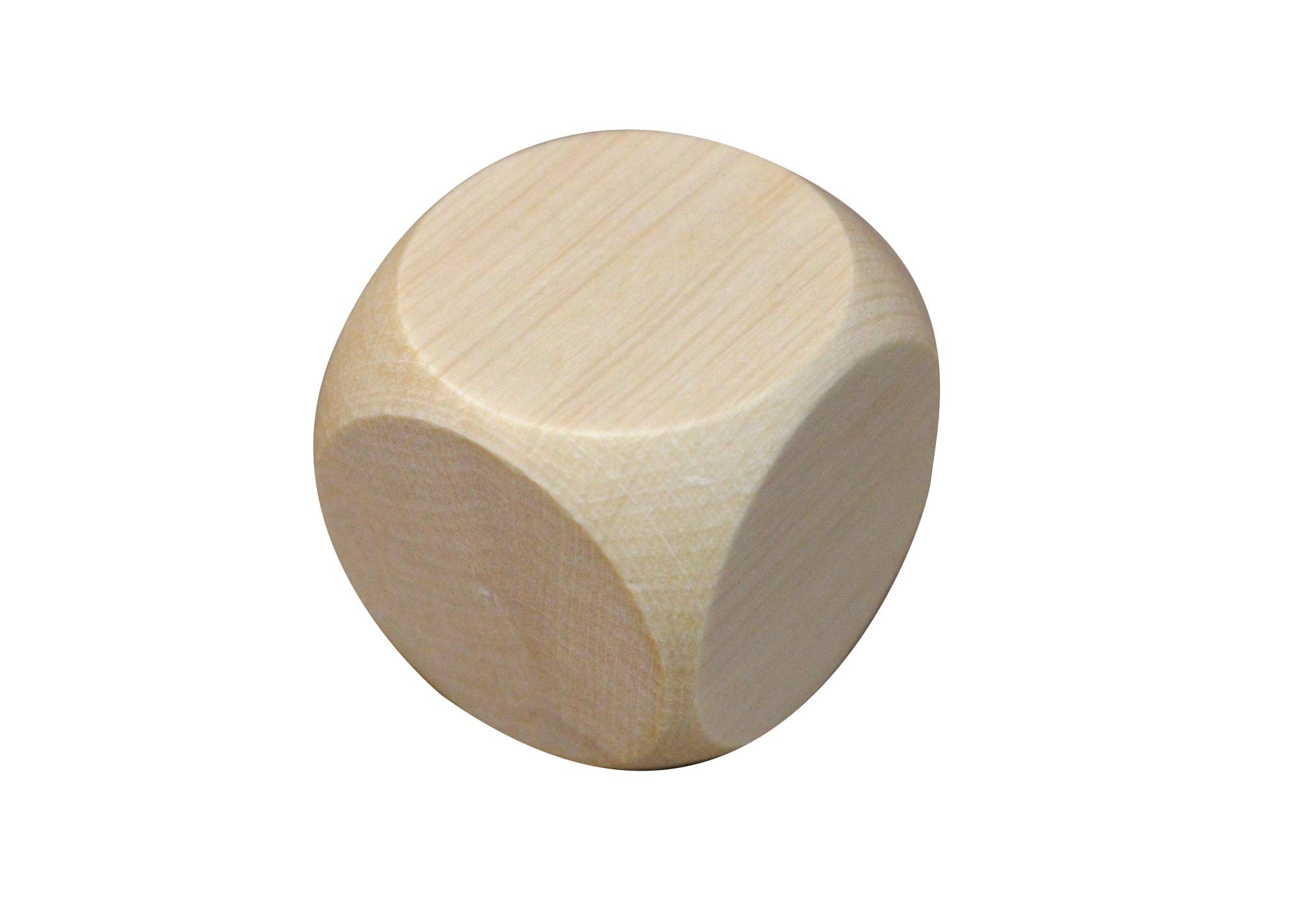 5x Wooden Plain Dice Dices Cube Cubes Blank Plain Unpainted Wood Six Sided 20 mm 2 cm
