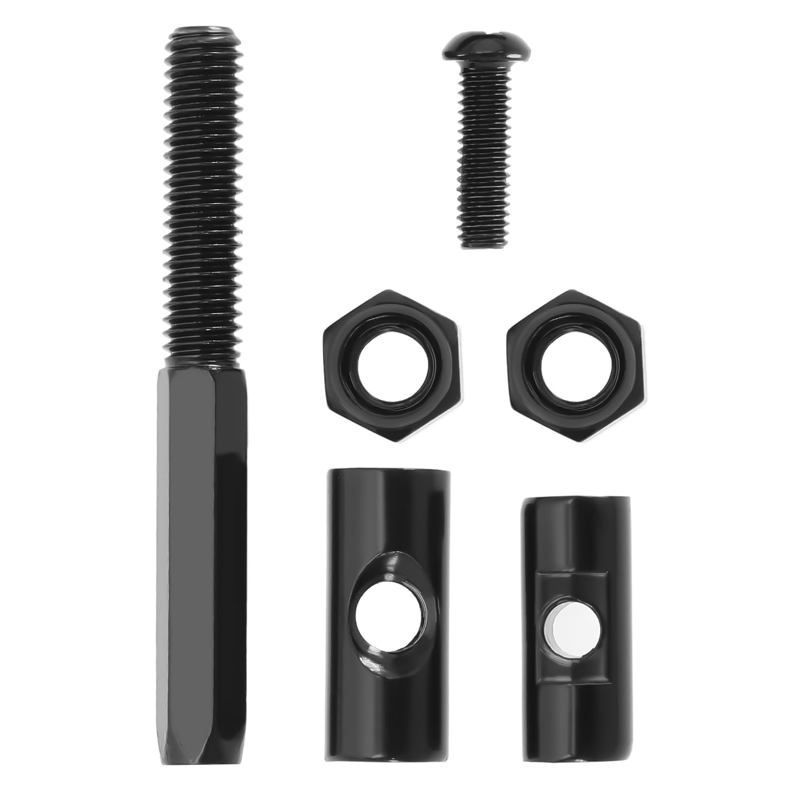 SG Store Set of 6 Shaft Locking Screw Kit Compatible with Ninebot Max G30 G30D Electric Scooter Folding Pull Rod Screw Scooter Accessories Black