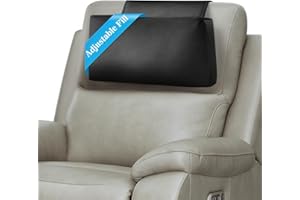 AHUAWA Recliner Headrest Pillow, Adjustable Neck & Head Support Pillow, Soft Velvet Non-Slip Headrest for Recliner, Couch, Chair, Sofa