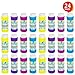 ArtCreativity Bubble Bottles with Wand - 24 Pack Bubbles for Kids Bulk Party Favors, Outdoor Summer Toys, Birthday Goodie Bag Fillers, Bulk Bubbles for Kids in Assorted Colors