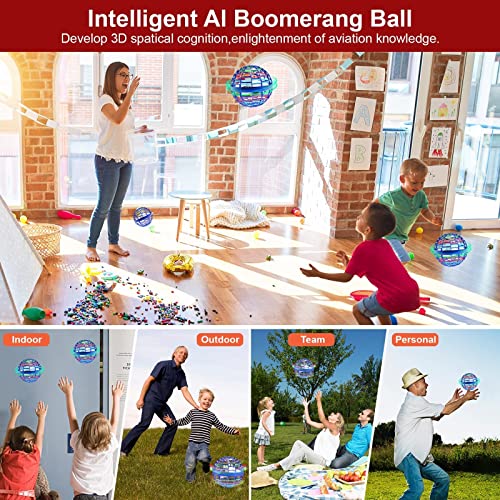 Flying Orb Ball Toys Boomerang Spinner Drone Soaring Orb Toy Hand