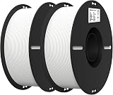 Creality PLA Filament 1.75mm 2 Spools White White 2kg Each 4.4lb