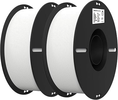 Creality PLA Filament 1.75mm 2 Spools White White 2kg Each 4.4lb