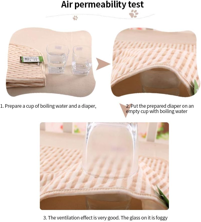 YANGWX Washable Puppy Training Pads Reusable, Washable Dog Pee Pads, Washable Dog Puppy Training Pee Pads Reusable - Image 5