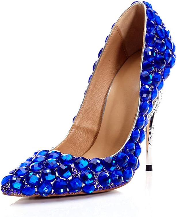 sapphire blue heels