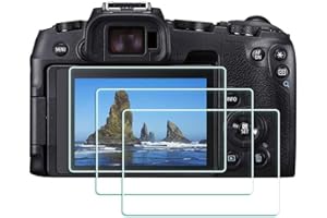 EOS RP Glass Screen Protector for Canon EOS RP Mirrorless Digital Camera, ULBTER 9H Tempered Glass Screen Protector Edge to E