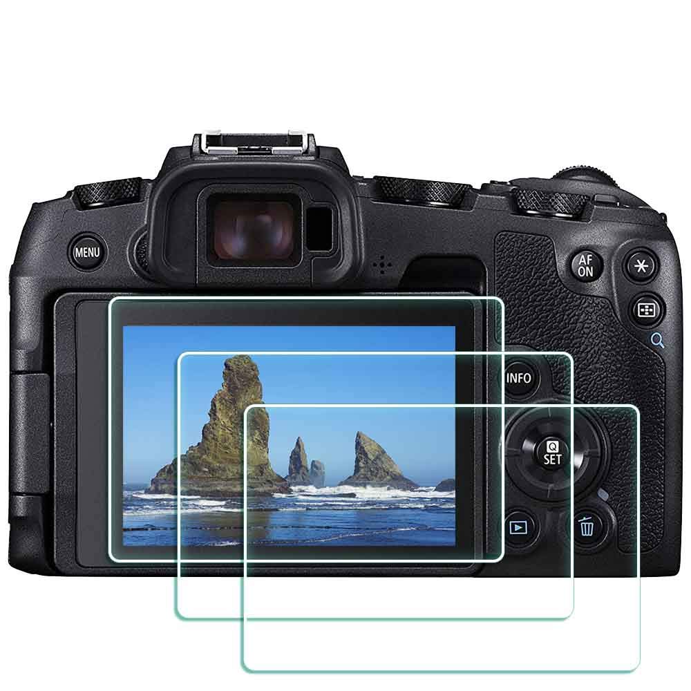 ULBTER EOS RP Glass Screen Protector for Canon EOS RP Camera, 9H Tempered Glass Screen Protector Edge to Edge Protection,Anti-Scrach Anti-Dust Anti-Bubble [3 Pieces]