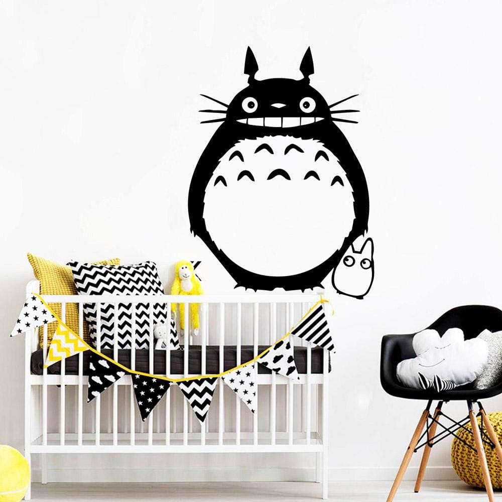 Diy totoro calcomanías de vinilo pegatinas de pared para dormitorio