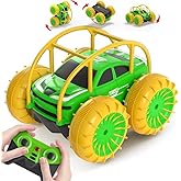 MaxTronic Amphibious Remote Control Car,Rechargeable RC Cars Toy 360° Flips Rotation Stunt Crawler 15KM/H 4WD All Terrain Outdoor Indoor Toy for Kids Boys Girls 3-12