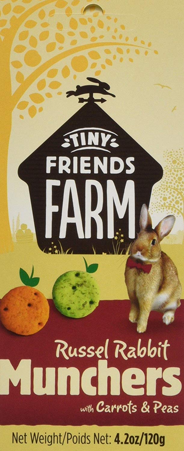 Supreme Petfoods Russel Rabbit Munchers with Carrot and Pea, Pack of 8 x 120g