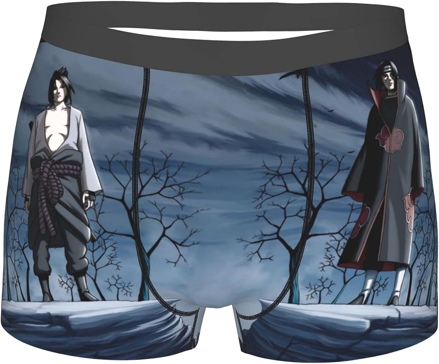 Men'S Fun Print Akatsuki naruto japan Graphic Boxer Brief Anime
