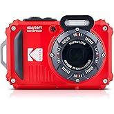 KODAK PIXPRO WPZ2 Rugged Waterproof Digital Camera 16MP 4X Optical Zoom 2.7" LCD Full HD Video, Red