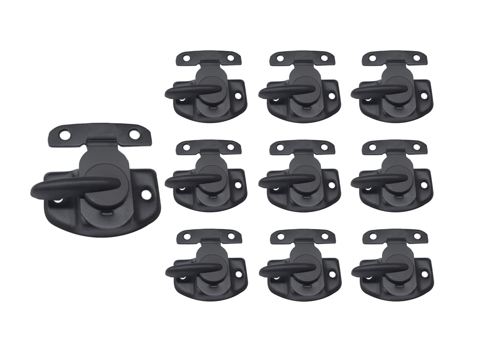 Photo 1 of QCAA Cam-Action Windows Sash Lock & Keeper, ORB Oil Rubbed Bronze, Made in Taiwan, 10 Pack