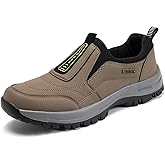 HuayoRong Enjerr Orthopedic Shoes Enjerr Orthopedic Walking Shoes Mens Comfortable Waterproof Hiking Shoe Slip-On Outdoor Casual Trail Sneakers