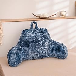 Holawakaka Large Bed Rest Pillow with Arms,Tie Dye