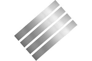 LNRUEG 4PCS Stainless Steel Trim Strip, 304 Brushed Stainless Steel Strips, Self-Adhesive Metal Sheet Gap Filler, Gap Cover Metal Trim Strip with Brushed Finish for Wall Oven/Microwave Combo/Cooktop (3 x 29.9 Inch)