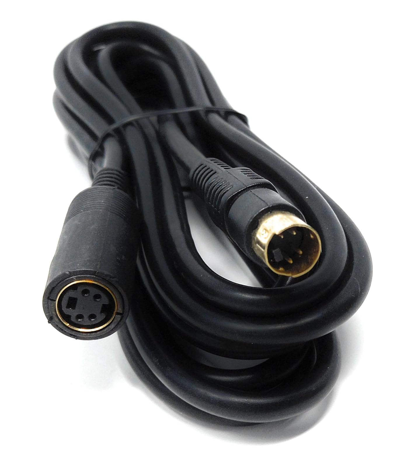 3m S-Video Extension Cable, 4 Pin Mini Din (Male to Female) Lead Cord 10ft