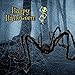 Giant Spider, 6.6 ft/78 in Fake Hairy Halloween Spider, Extra Large Decoration for Outdoor or Indoor, Yard Home Shop Decor, Spooky Tarantula (Black)