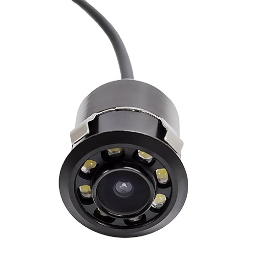 Car Rear View Camera With LED Night Vision 140° Viewing Angle Waterproof