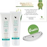 Forever Living Aloe Vera Gelly Set 2 Bottles with Certificate and Squeezer view 2