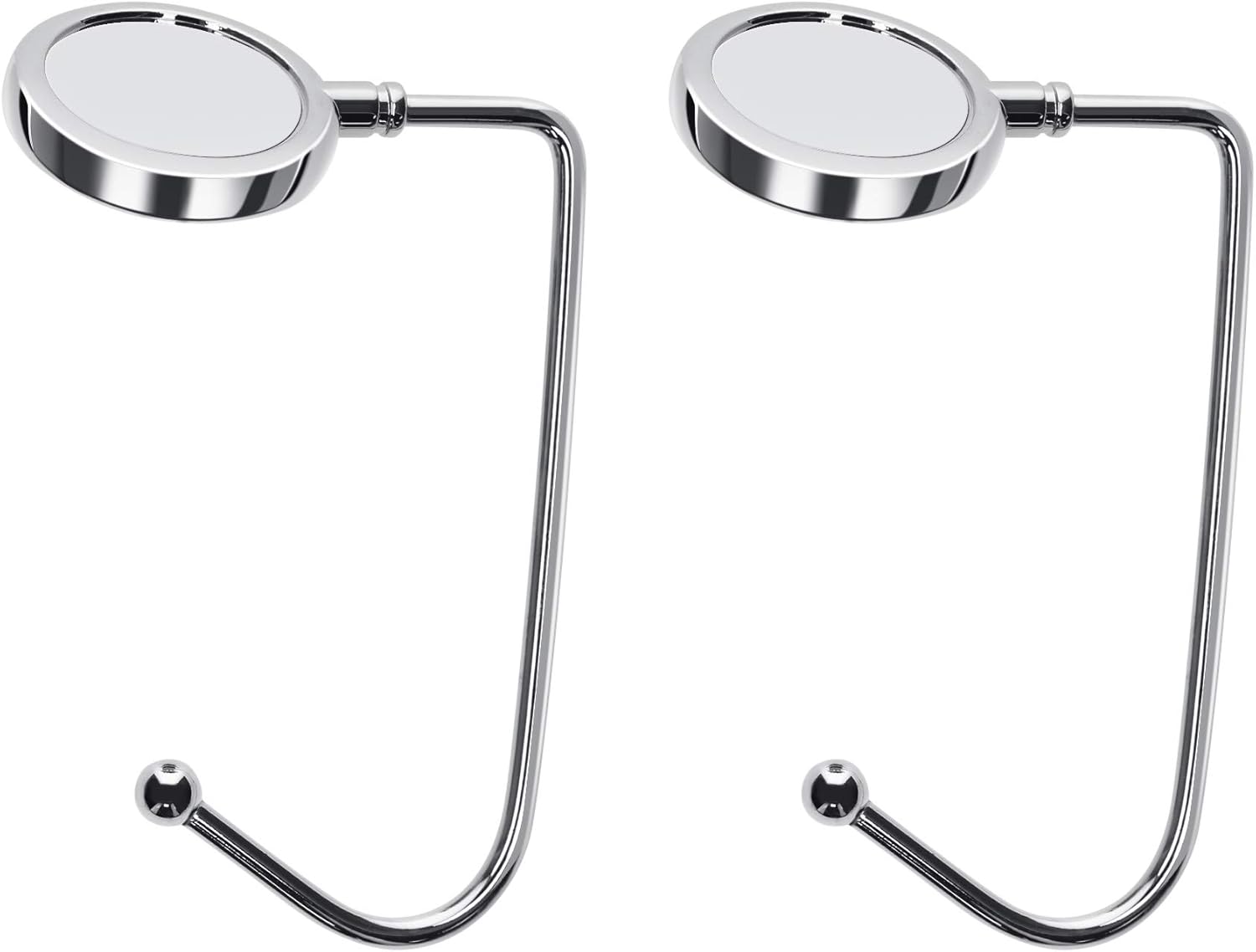 kwmobile Purse Hooks for Table Set of 2 Metal Handbag Hook Holder Hand Bag Hanger