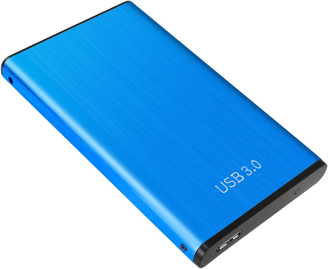 Amazon ハードディスクケース 2.5インチSATA HDD/SSD ケース USB3.0 簡単組み立て（青） Amtete