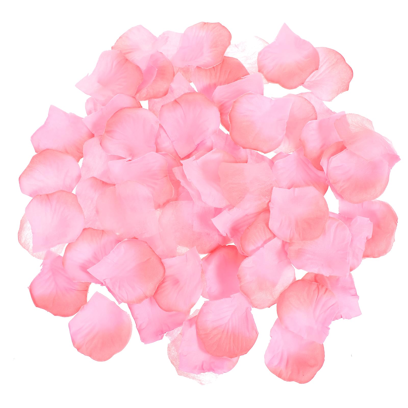 Photo 1 of 1000 Pcs Pink Petals Silk Rose Petals Flower Girl Scatter Petal Faux Pink Rose Flower Petal Confetti For Wedding Aisle Table Centerpieces Reception Bridal Shower Proposal Party Romantic Night