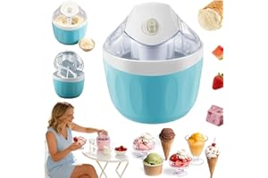 2026 New Small Home Mini Ice Cream Maker,Personal Ice Cream Maker - Just 15 Minutes,DIY Mini IceCreamMaker,One-Touch DessertM