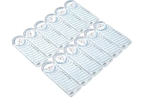 hand2mind mmArc Plastic Compass Plus, 120mm Compass for Geometry, Compass Drawing Tool, Dysgraphia Tools for Kids, Circle Drawing Tool, Compass Set, Math Classroom Supplies (Set of 12)