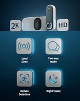 Arlo Floodlight Security Camera Outdoor 2K HDR Video Doorbell Kit view 2
