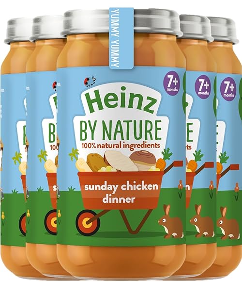 Heinz By Nature Sunday Chicken Dinner Baby Food Jar 7+ Months 200g