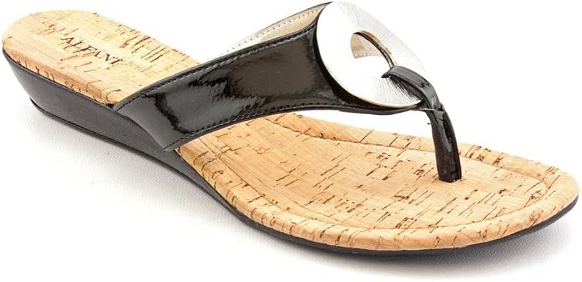 Amazon.com | Alfani Franca Womens Open Toe Thongs Sandals Shoes | Sandals